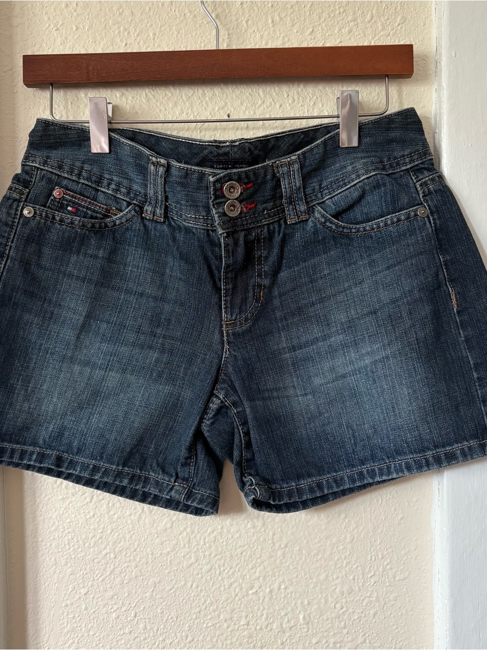 Tommy Hilfiger Dark Blue Denim Jean Shorts
